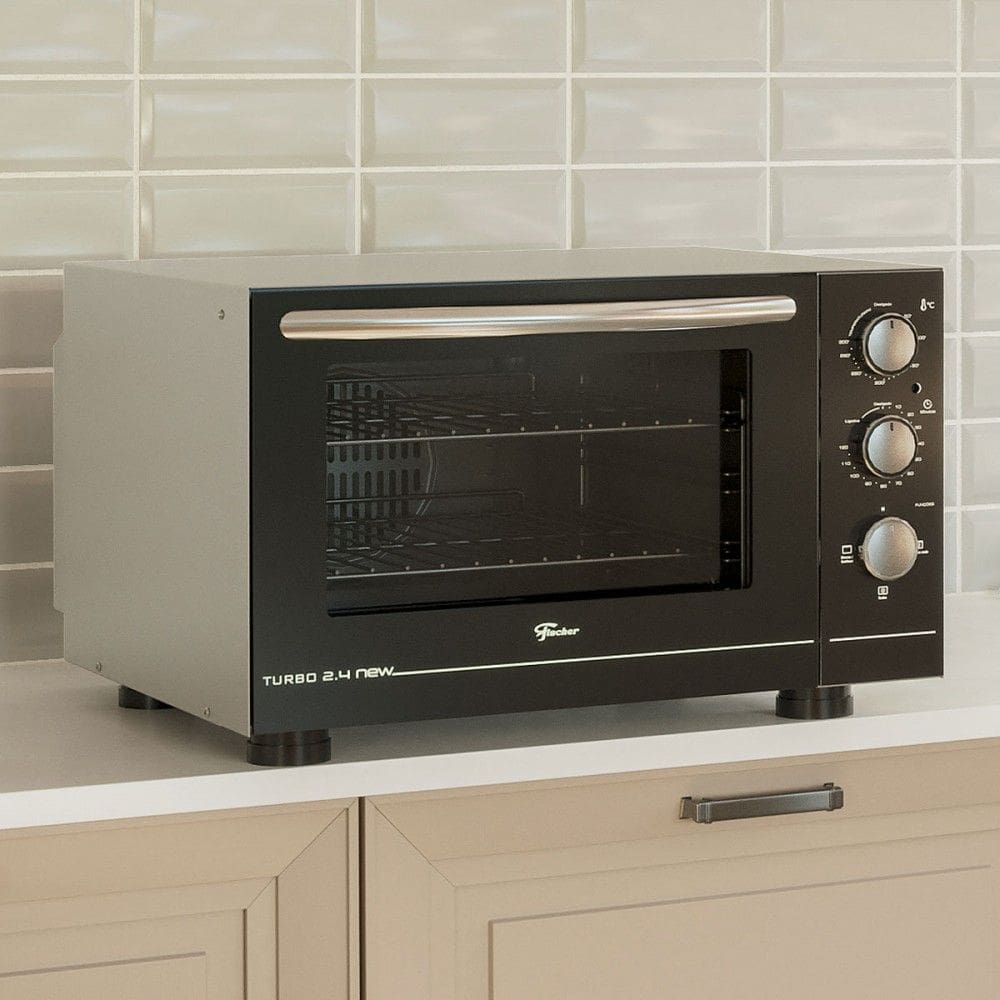 Forno Elétrico de Bancada Turbo New 48l 127v Prata - Fischer