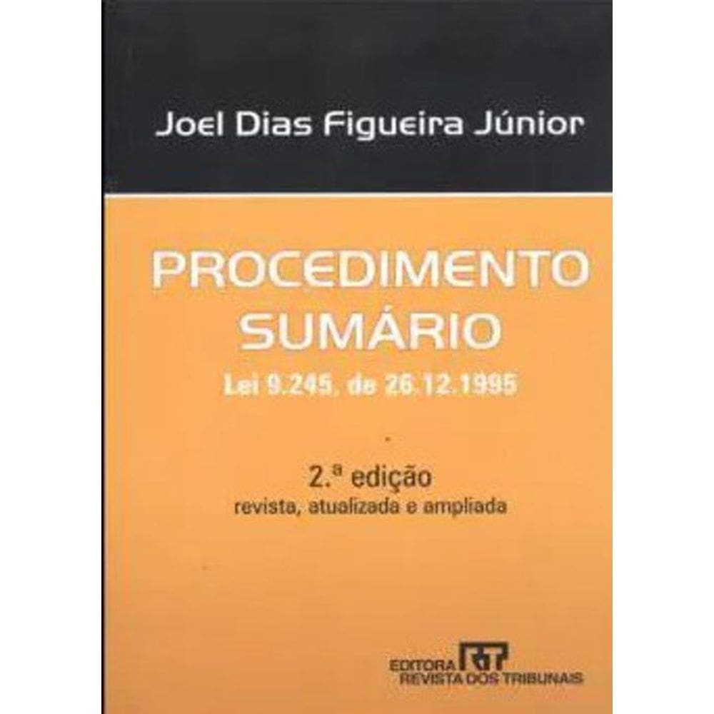 Livro Procedimento Sumário Lei 9.245, De 26/12/1995