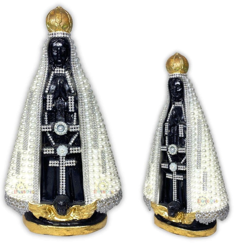 Imagem De Nossa Senhora Aparecida 28 Cm - Branco