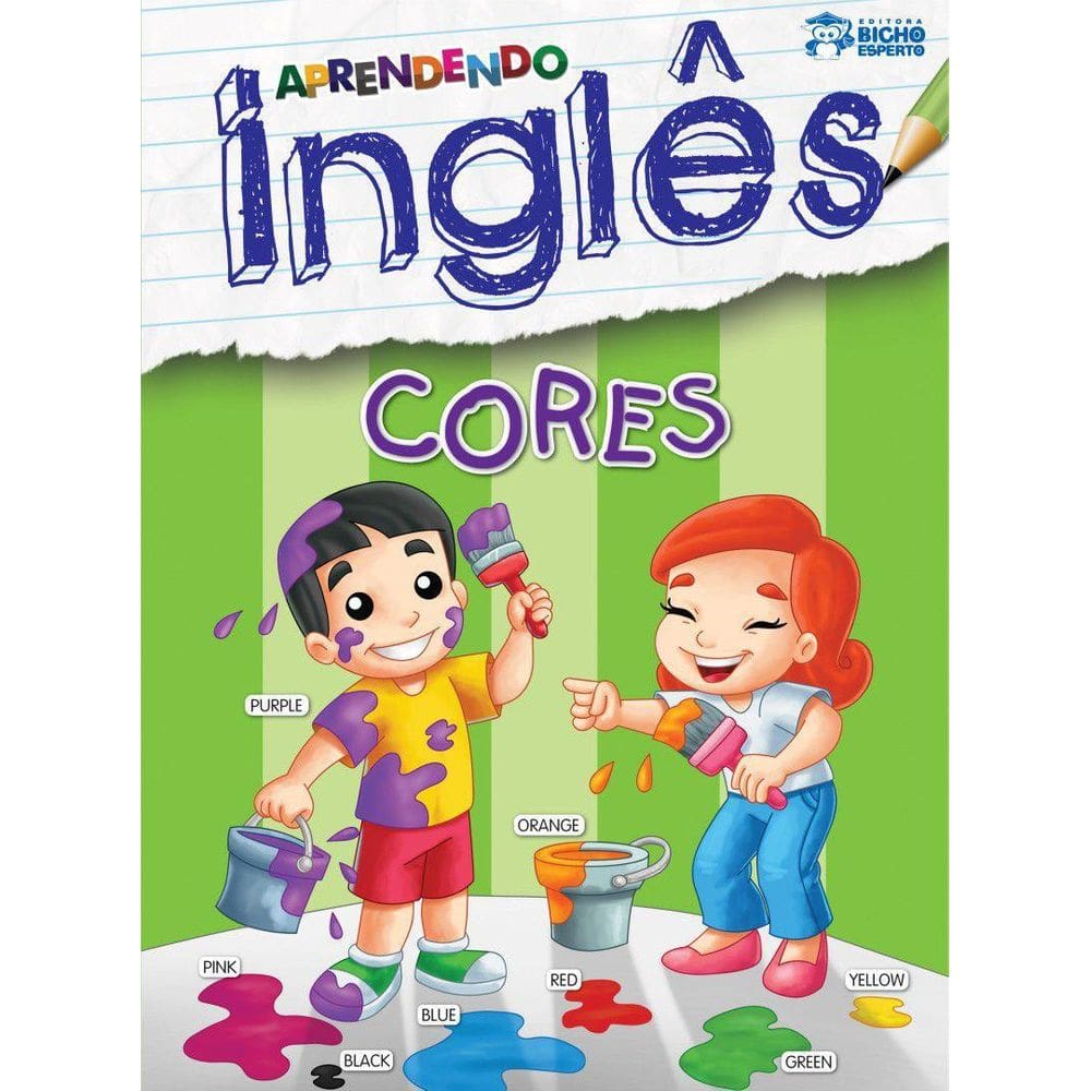 Livro Aprendendo Inglês - Cores