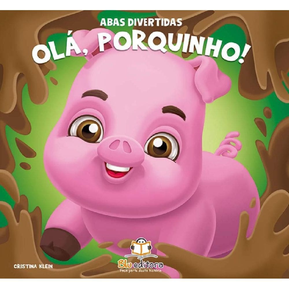 Livro Abas Divertidas - Olá, Porquinho
