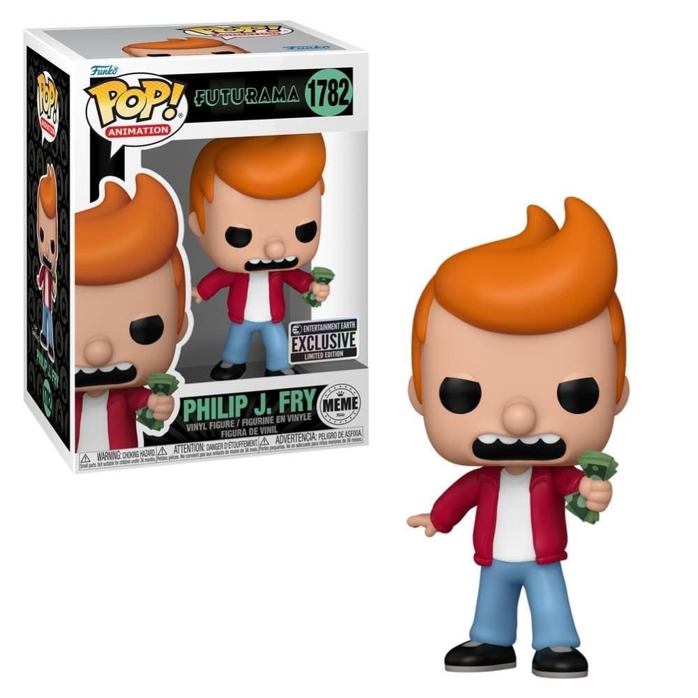 Boneco Funko Pop Memes Futurama - Fry Pegue Meu Dinheiro