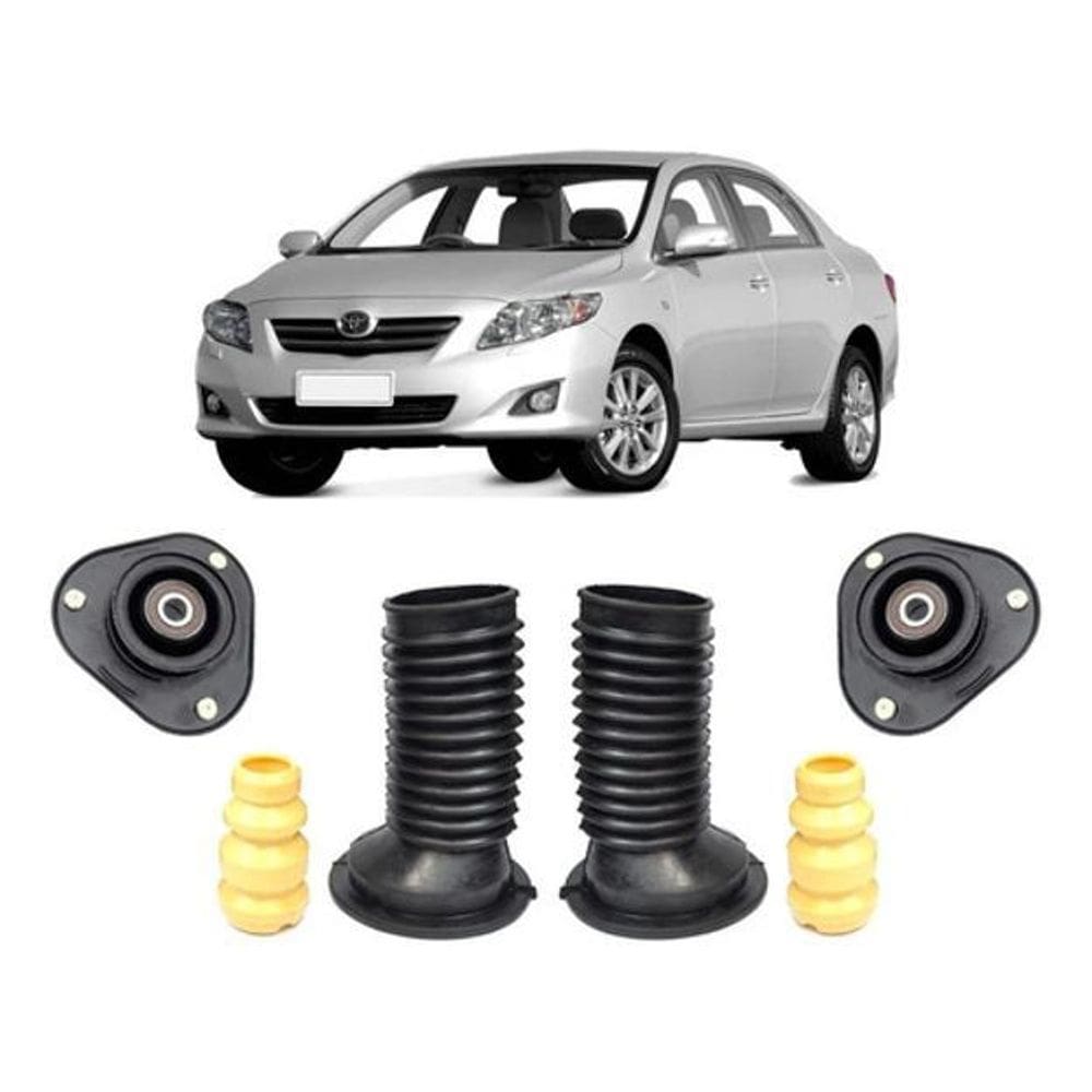 Par Kit Coxim Amortecedor Dianteira Corolla 2012 2013 2014
