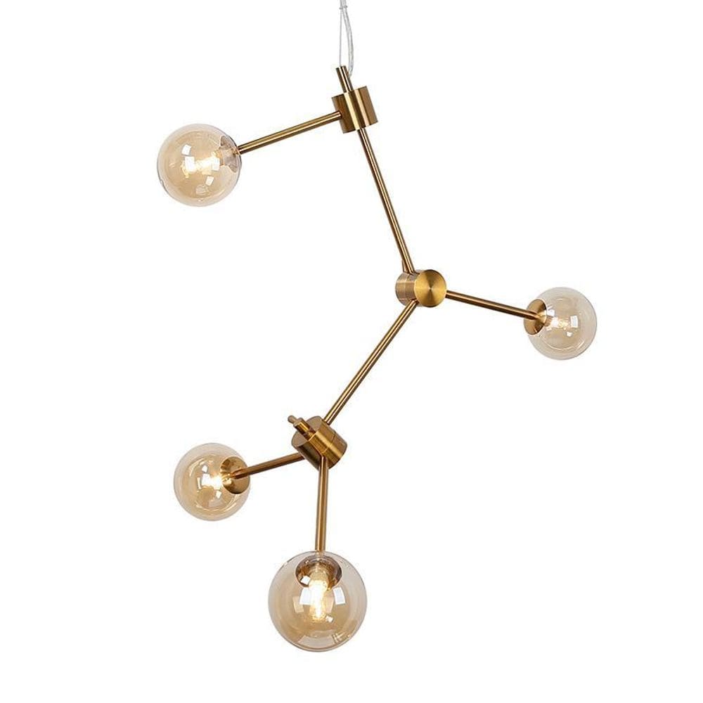 Lustre Pendente Quality 985 Bronze G9 -