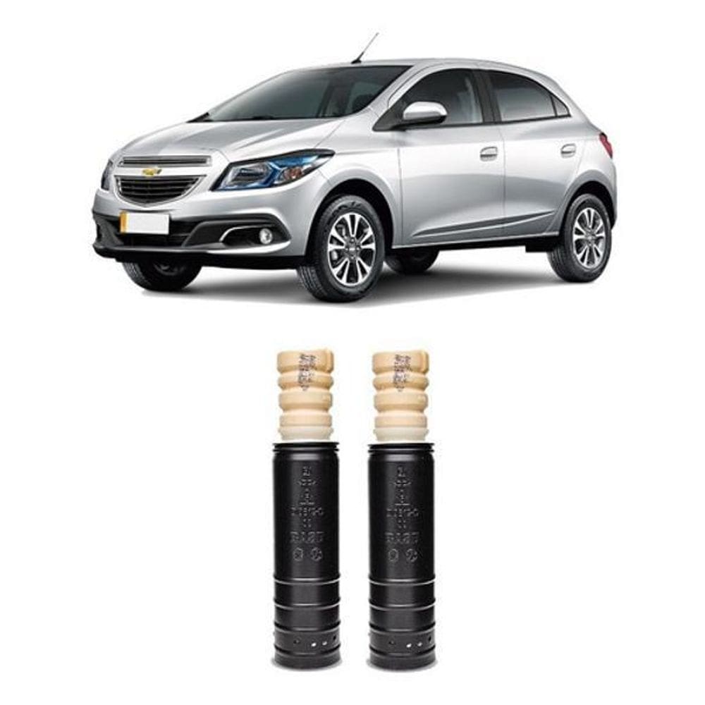 Par Batente Coifa Amortecedor Traseiro Onix 2013 2014 2015