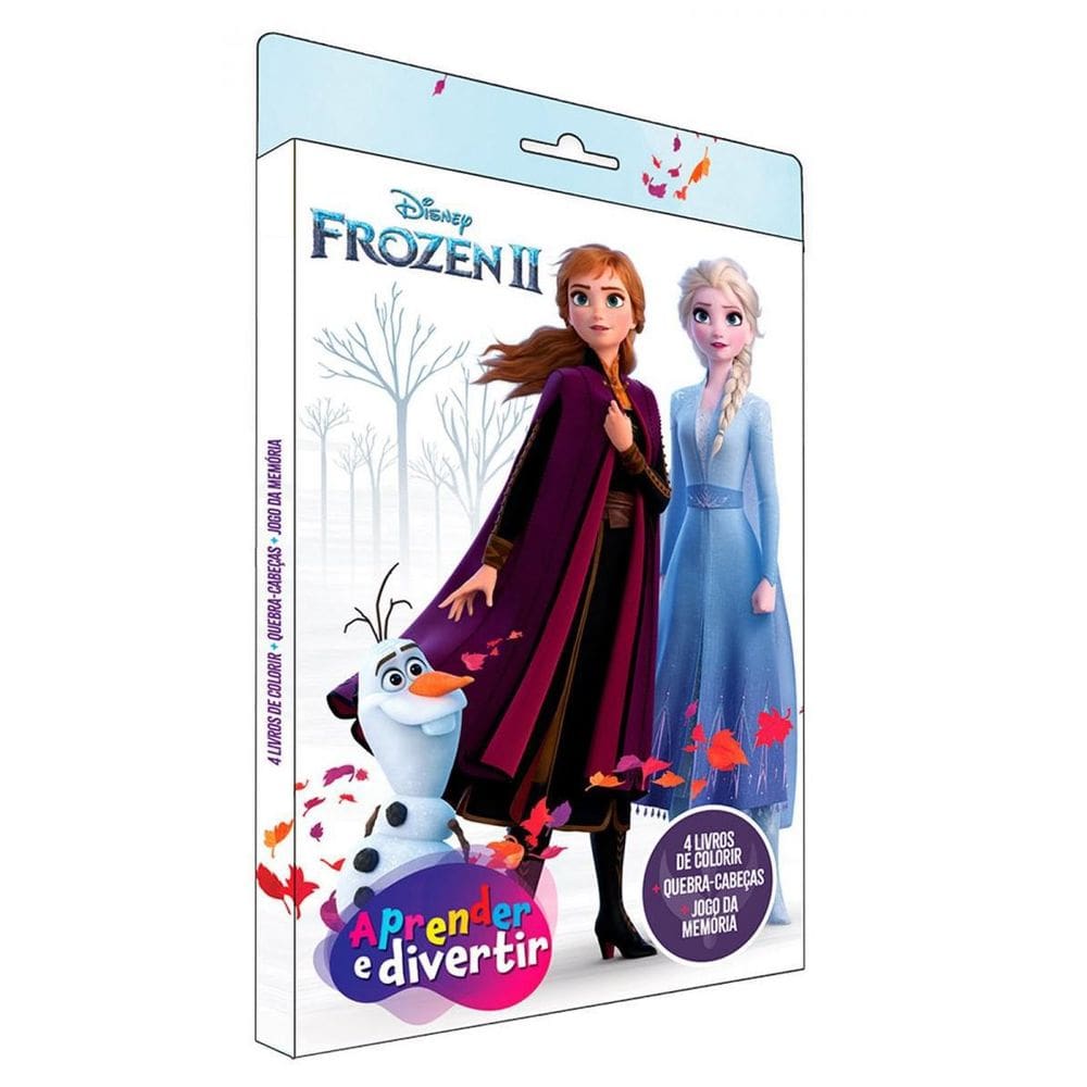 Livro Aprender E Divertir - Disney - Frozen 2