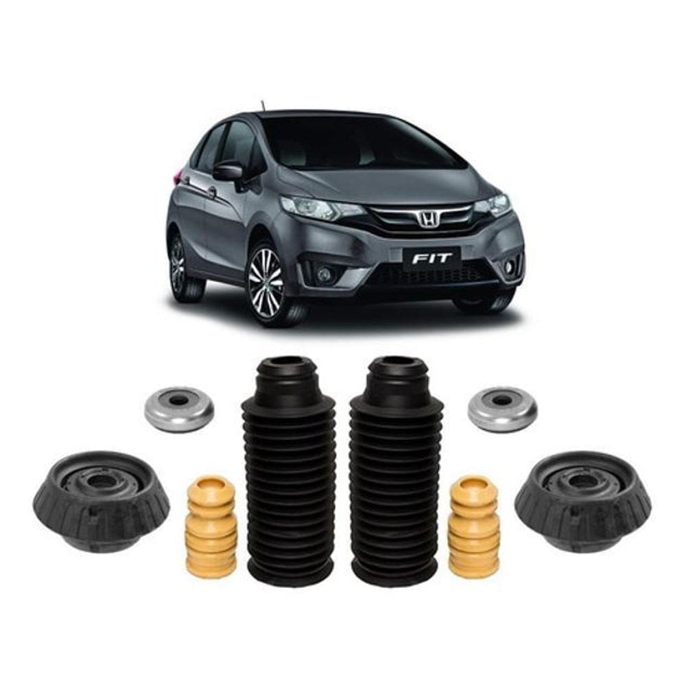 Par Kit Batente Amortecedor Dianteiro New Fit 2012 2013 2014
