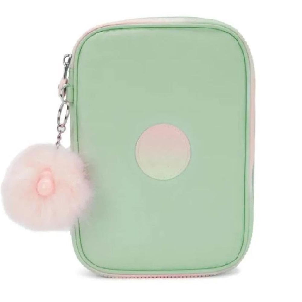 Estojo Box 100 Pens Kipling Soft Green Met