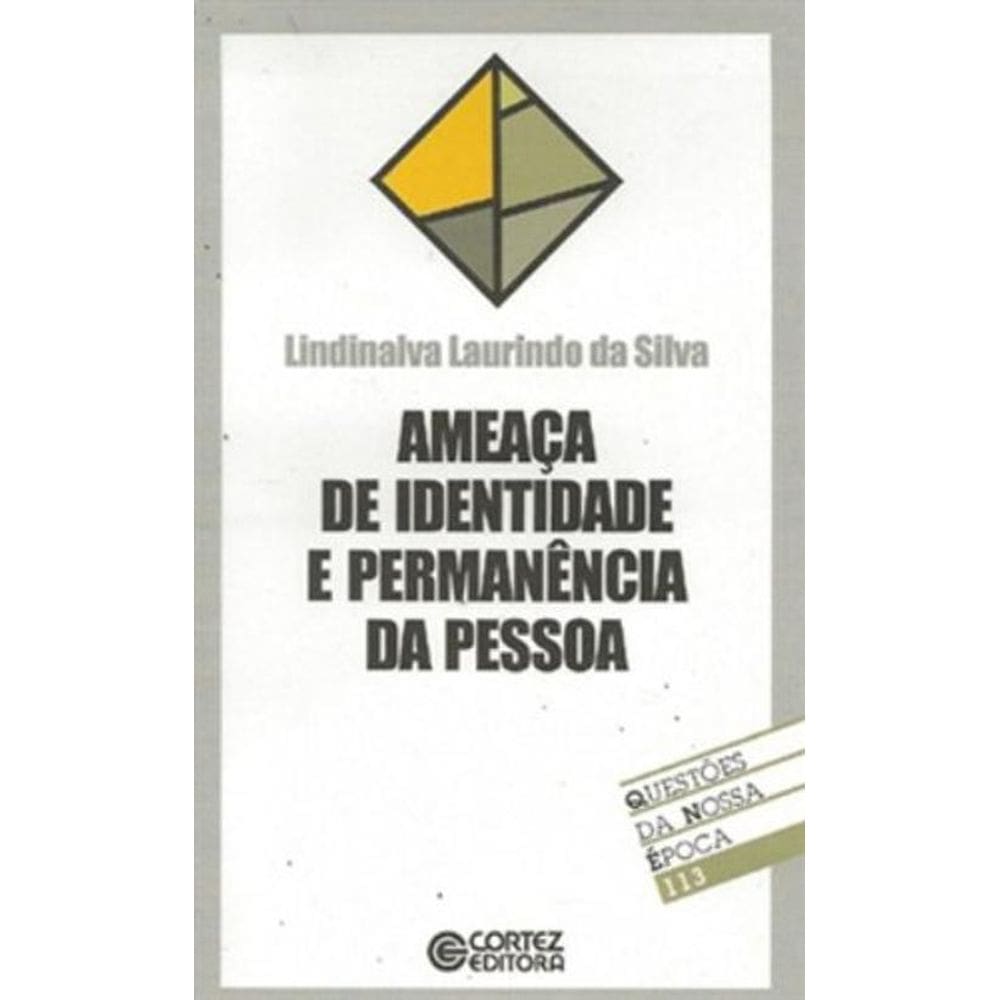 Livro Ameaça De Identidade E Permanência Da Pessoa