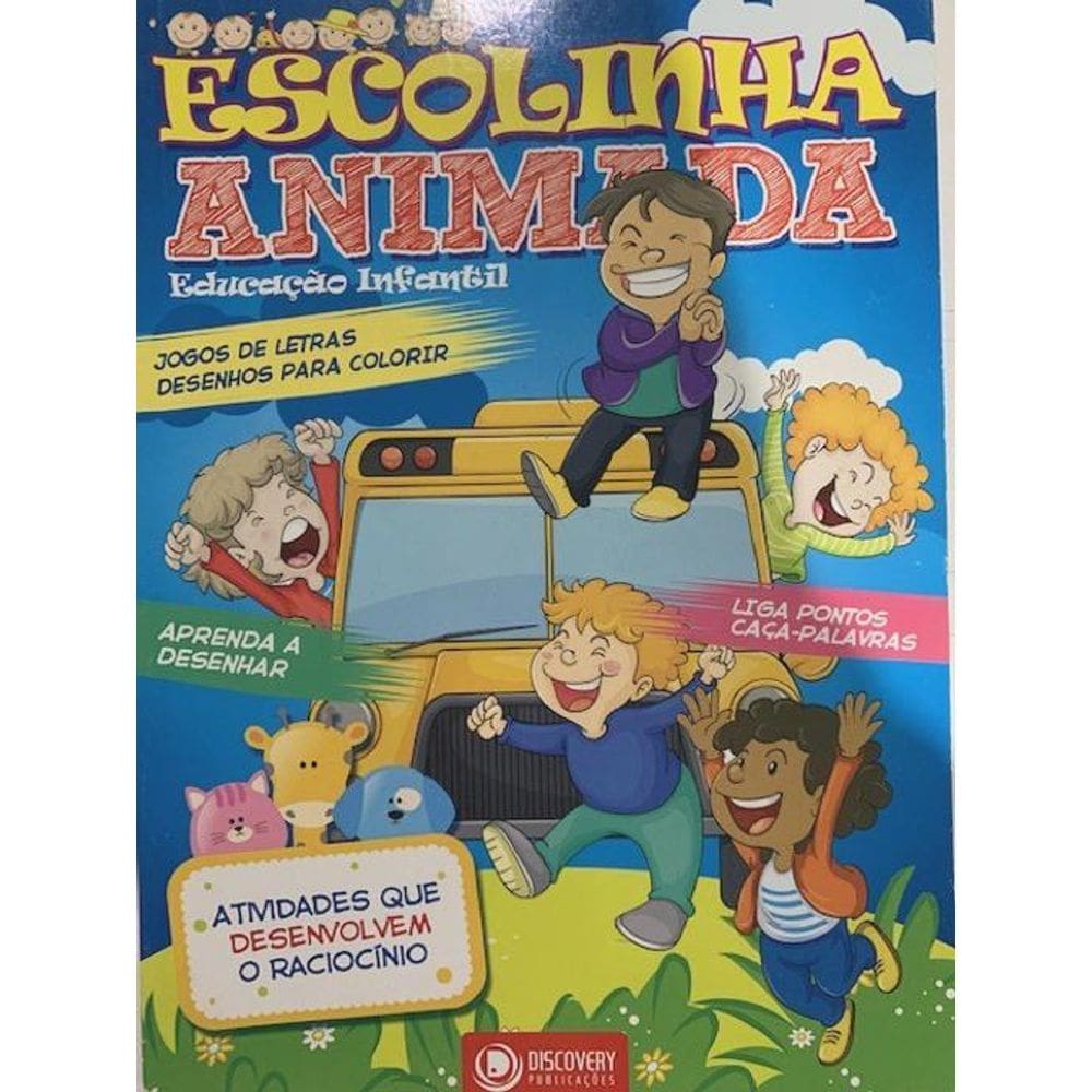 Livro Escolinha Animada - Educação Infantil