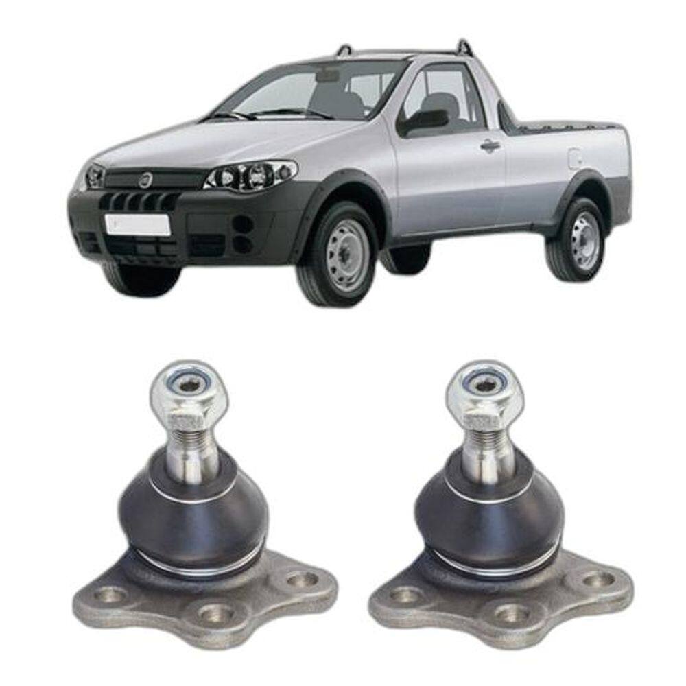 Par Pivô Inferior Da Bandeja Dianteira Strada 2001 2002 2003