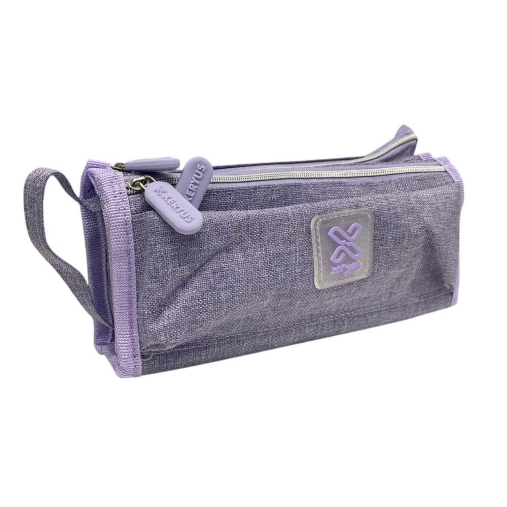 Estojo Escolar Triplo Lilás  Backpack - Xeryus