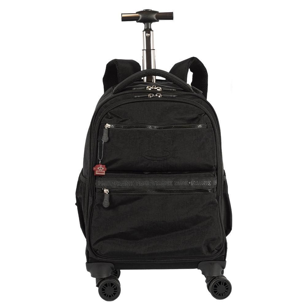 Mochila De Rodinhas Grande Com 4 Rodas Paul Frank Classics