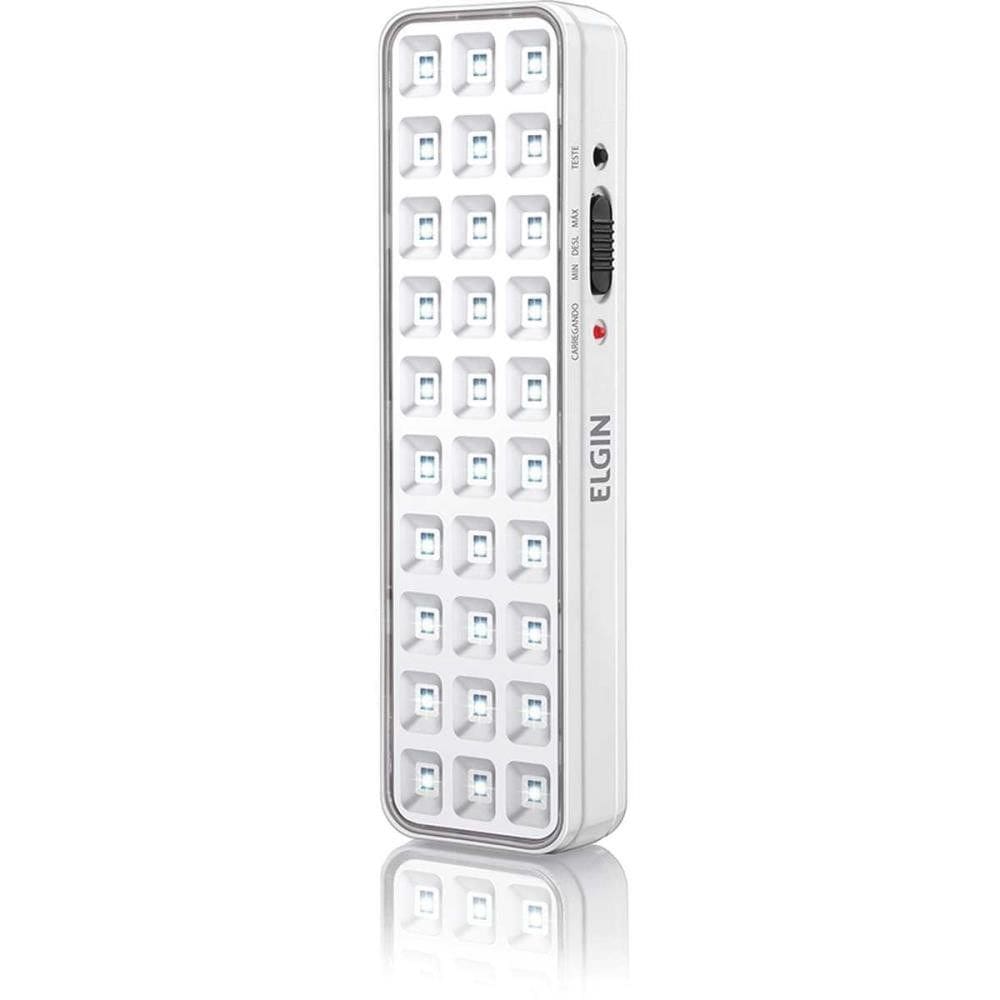 Luminária de Emergência 30 Leds 2w Bivolt Bat.Lítio - Elgin