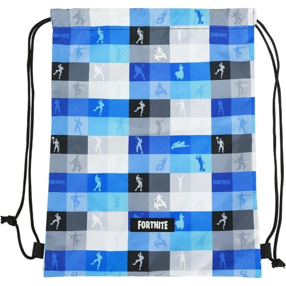 Mochila Tipo Saco Esportivo Fortnite Skin Blue