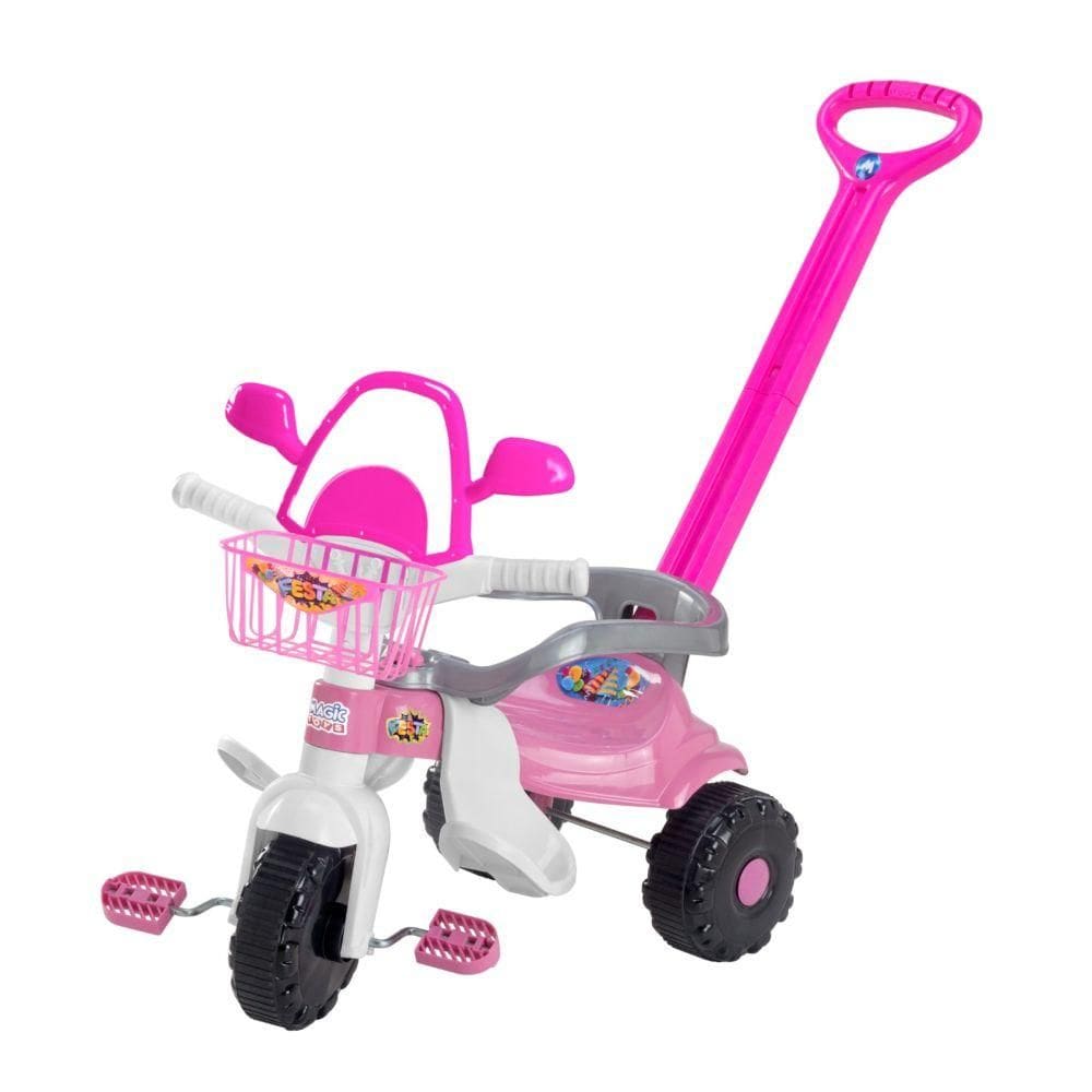 Triciclo Tico -Tico Festa Up Rosa 2566 - Magic Toys