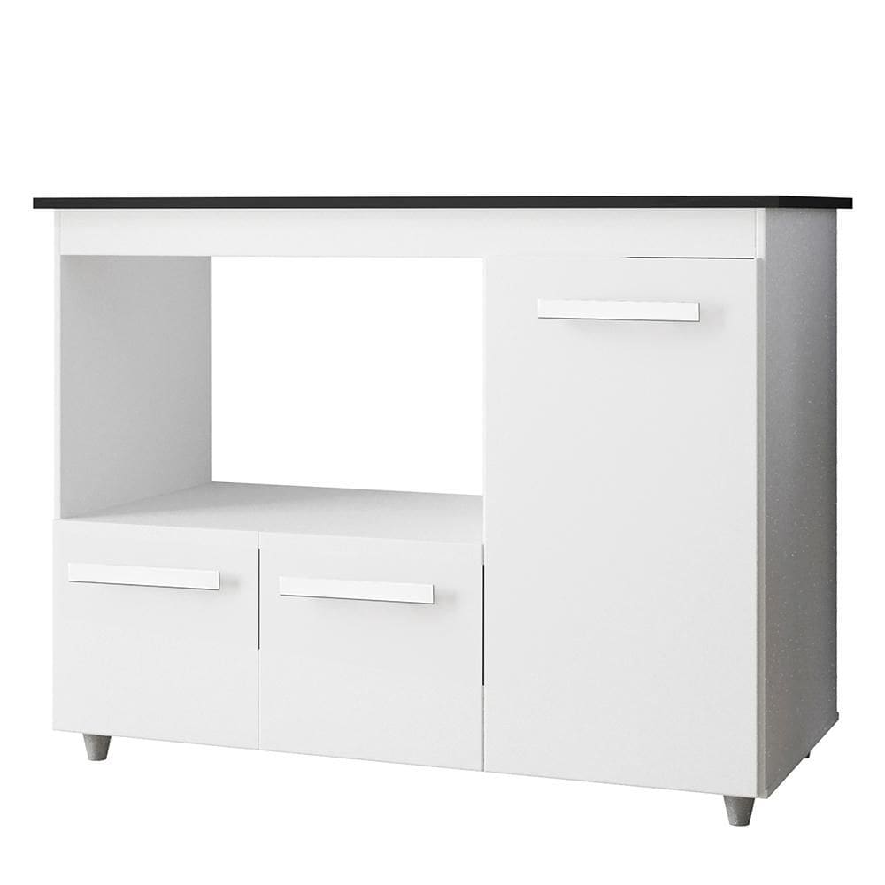 Balcao Para Cooktop 4 Bocas 3P 114 cm Ana Mobbs