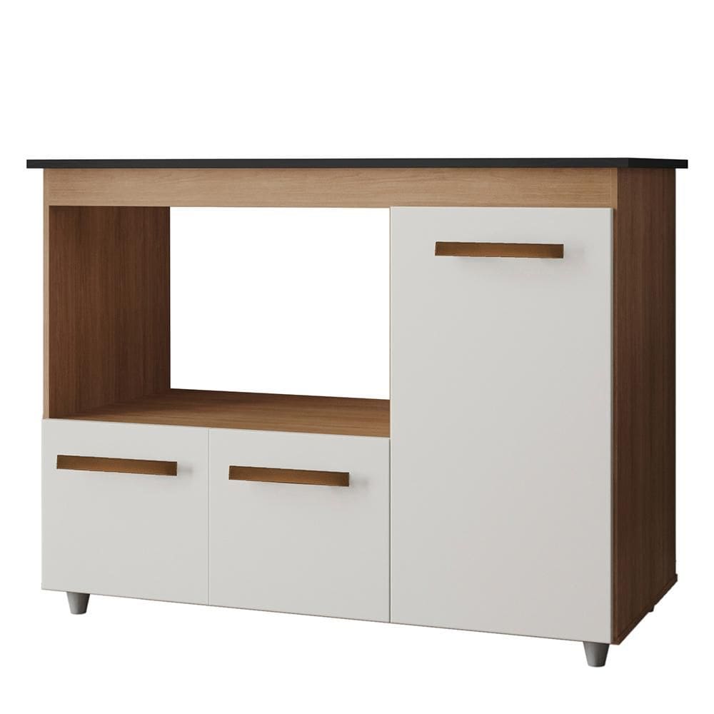 Balcao Para Cooktop 5 Bocas 3P 114 cm Ana Mobbs