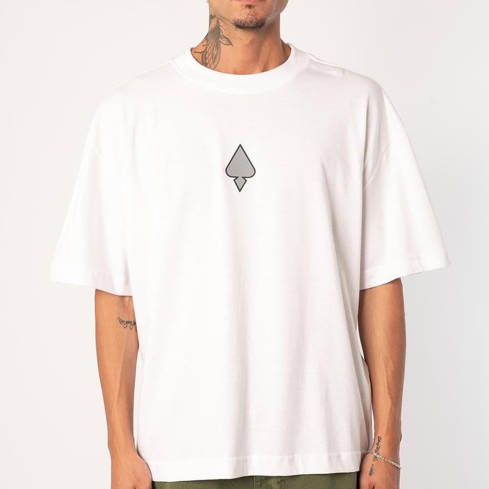 Camiseta MCD Box Fit Cut Espada SM26 Masculina Branco