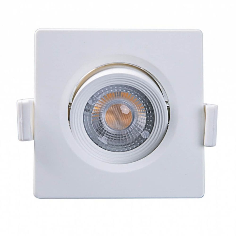 Spot LED Quadrado Embutir MR11 ALLTOP 3 Watts 6500K - 15090192 - TASCHIBRA