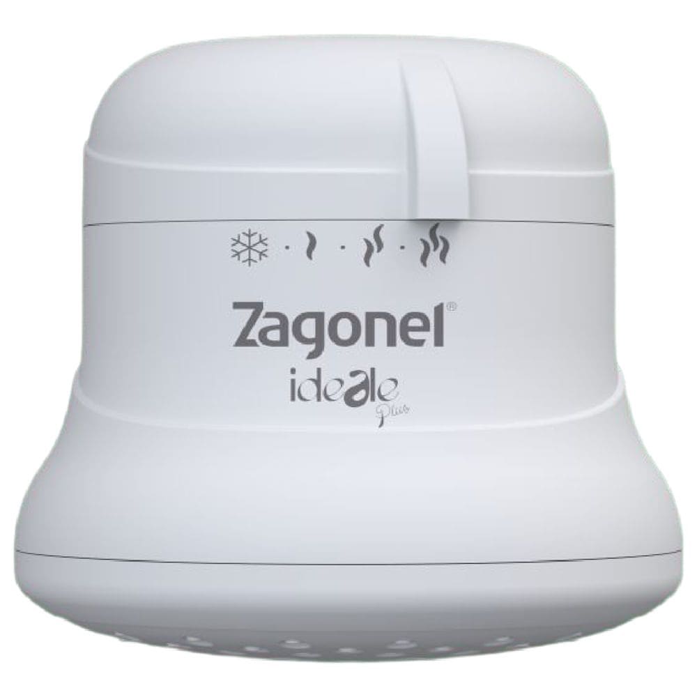 Ducha Ideale Plus 4 Temperaturas Branco sem Cano 6800 Watts 220 Volts - DID4T68220BR01 - ZAGONEL