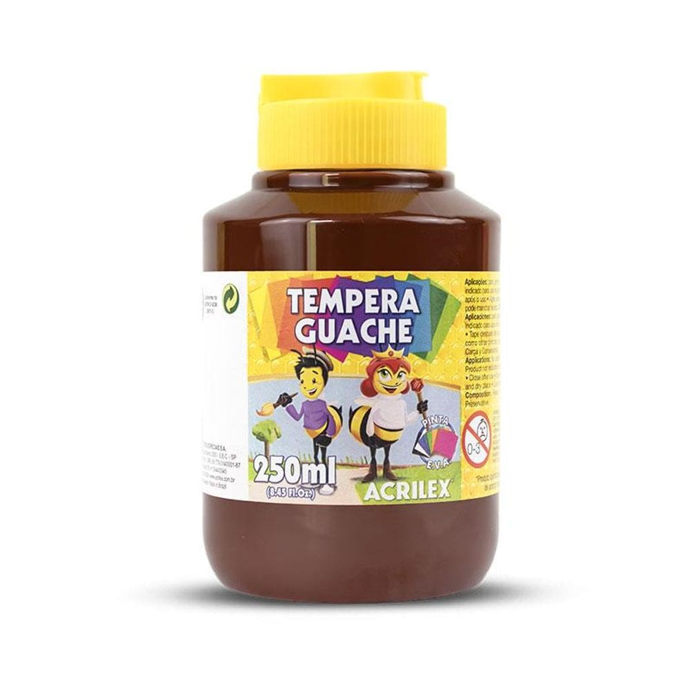 Tinta guache Marrom 250ml 531 Acrilex