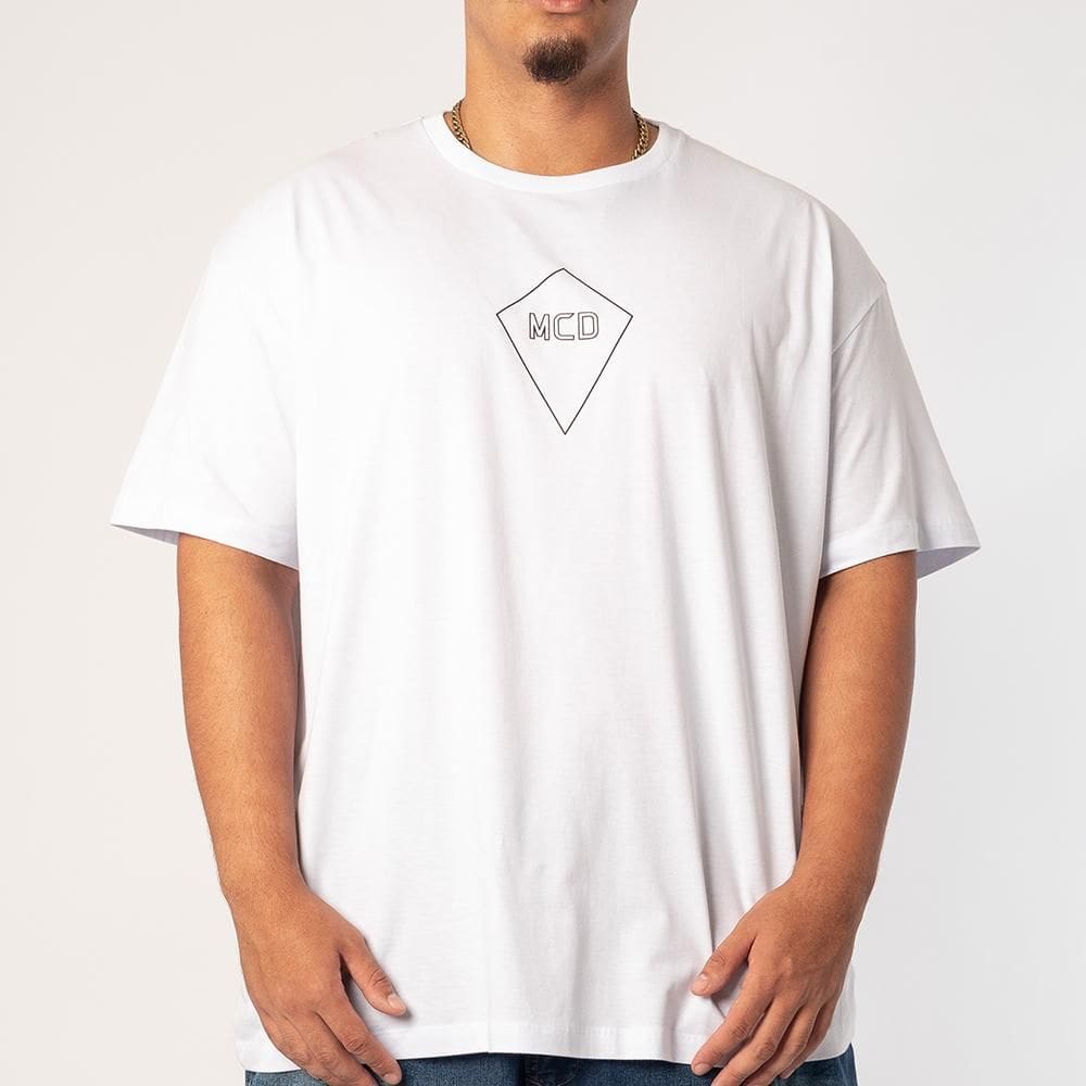 Camiseta MCD Oversized More Core Division Rel SM26 Branco