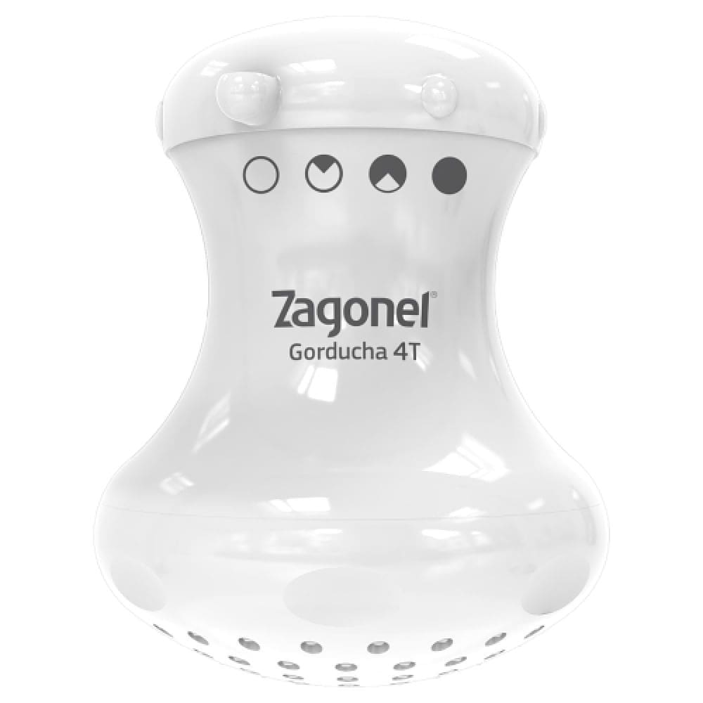 Ducha Gorducha 4 Temperaturas 5450 Watts 110 Volts Branco - DGD4T54127BR11 - ZAGONEL