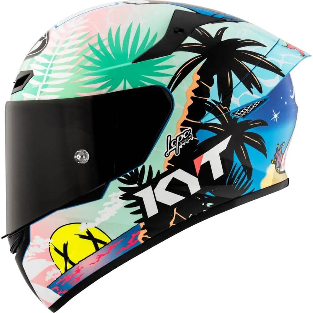 Capacete KYT TT Course Riccardo Rossi Barcelona