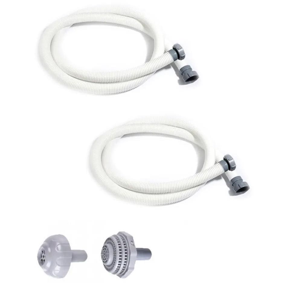 Par de Mangueira para Bomba Filtrante de 5 a 9 Mil Litros/hora + Conectores Intex/bestway