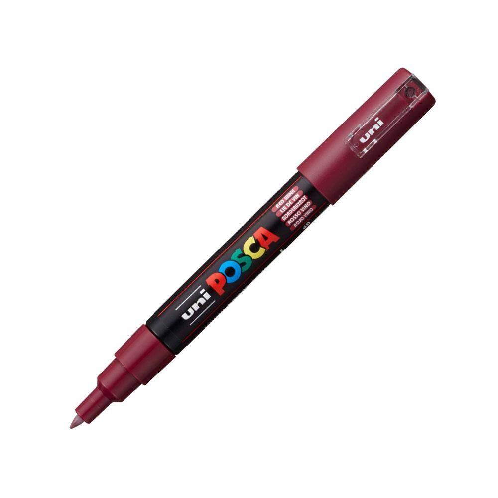 Caneta posca PC-1M - Vermelho Vinho - Uni-Ball