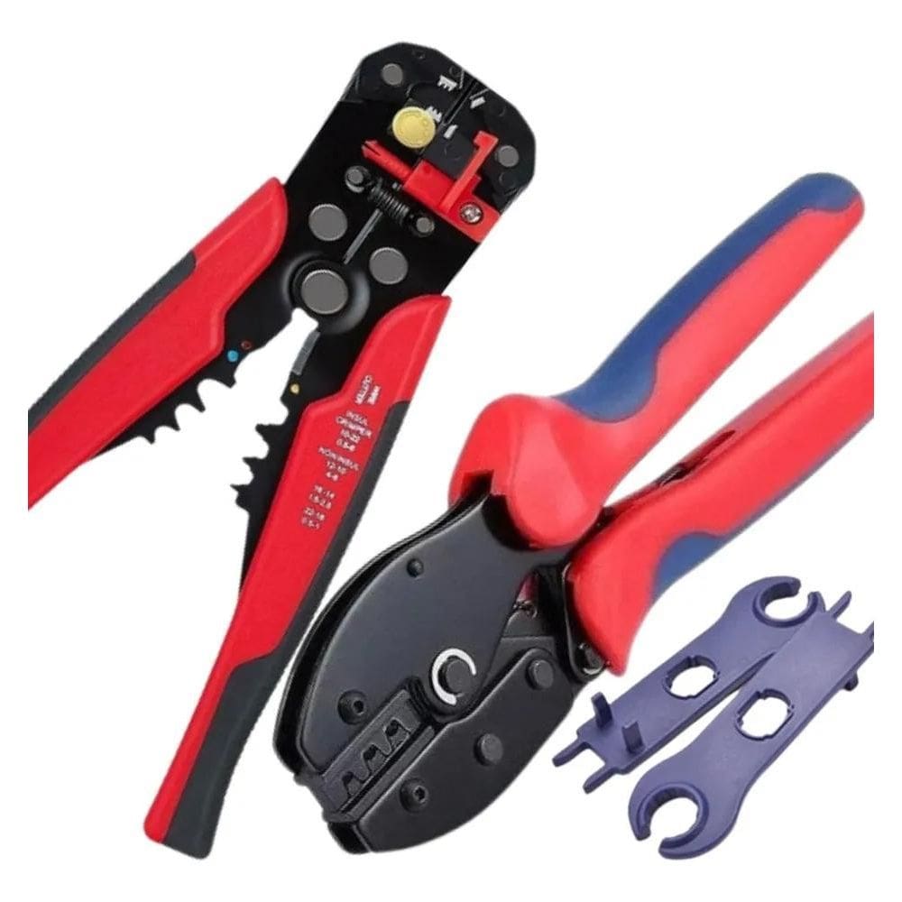 10X Alicate Crimpar Conector Mc4 Painel Solar + Decapador P