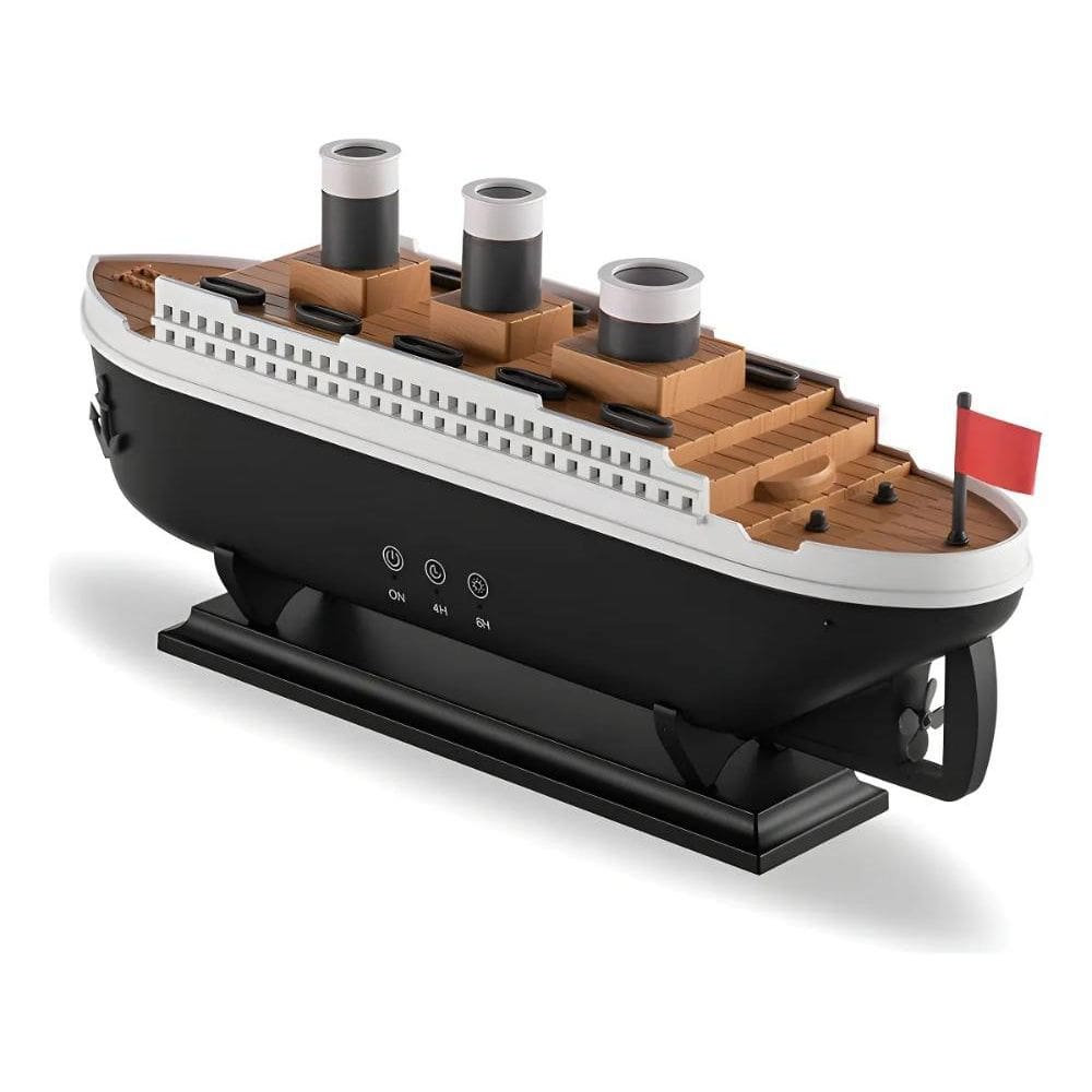 Navio Difusor Umidificador Ar Aromatizador Luzes Coloridas