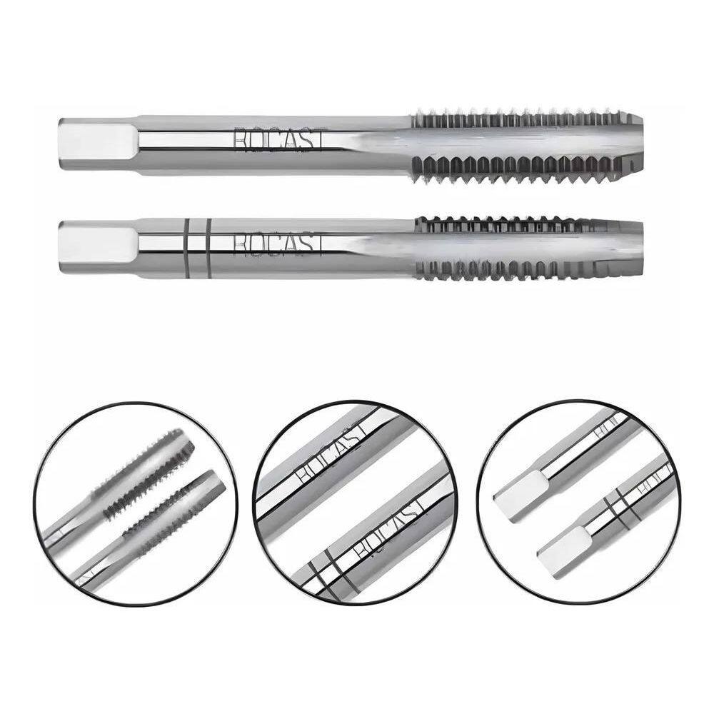 10X Jogo Macho Manual Aço Liga Ws M14 X 1,5 Métrica Fina Ro