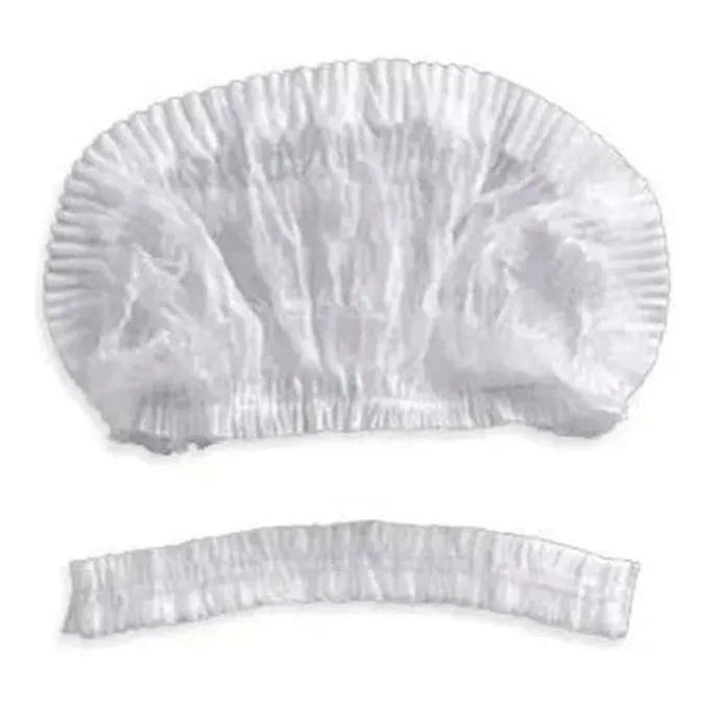 10X Kit Touca Descartável Aradesc Sanfonada Touca Para Cabe