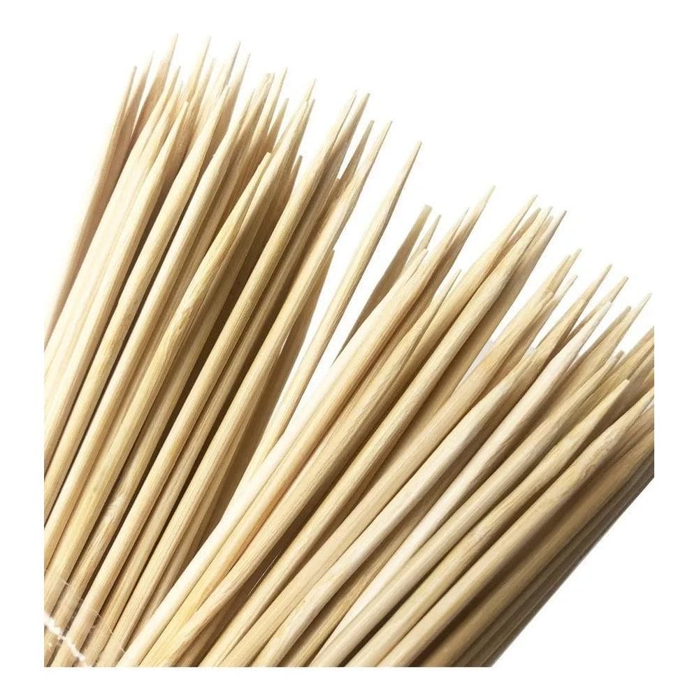 10X Espeto Palito Bambu Petisco 15Cm Pct Com 500 Unid