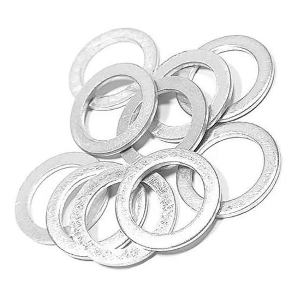 10X Arruela Vedação Bujão Carter  Vw-Gm-Ford -14X20Mm -100