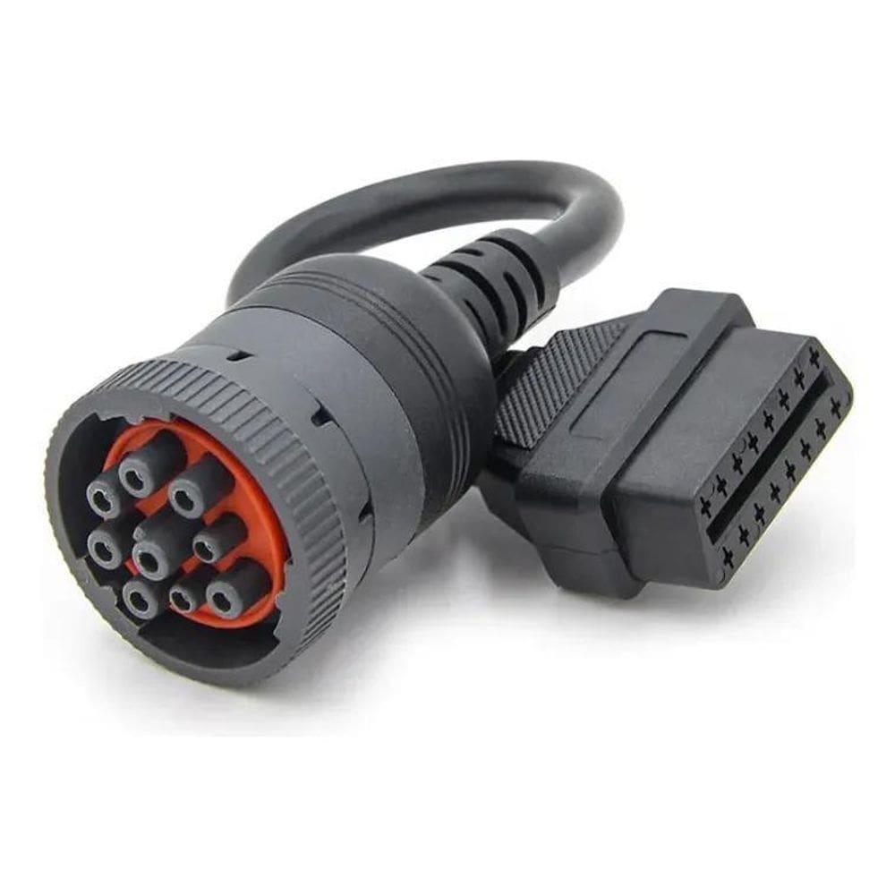 10X Cabo Adaptador Cummins 9 Pinos Para Obd2 Obdii J1939 Ac