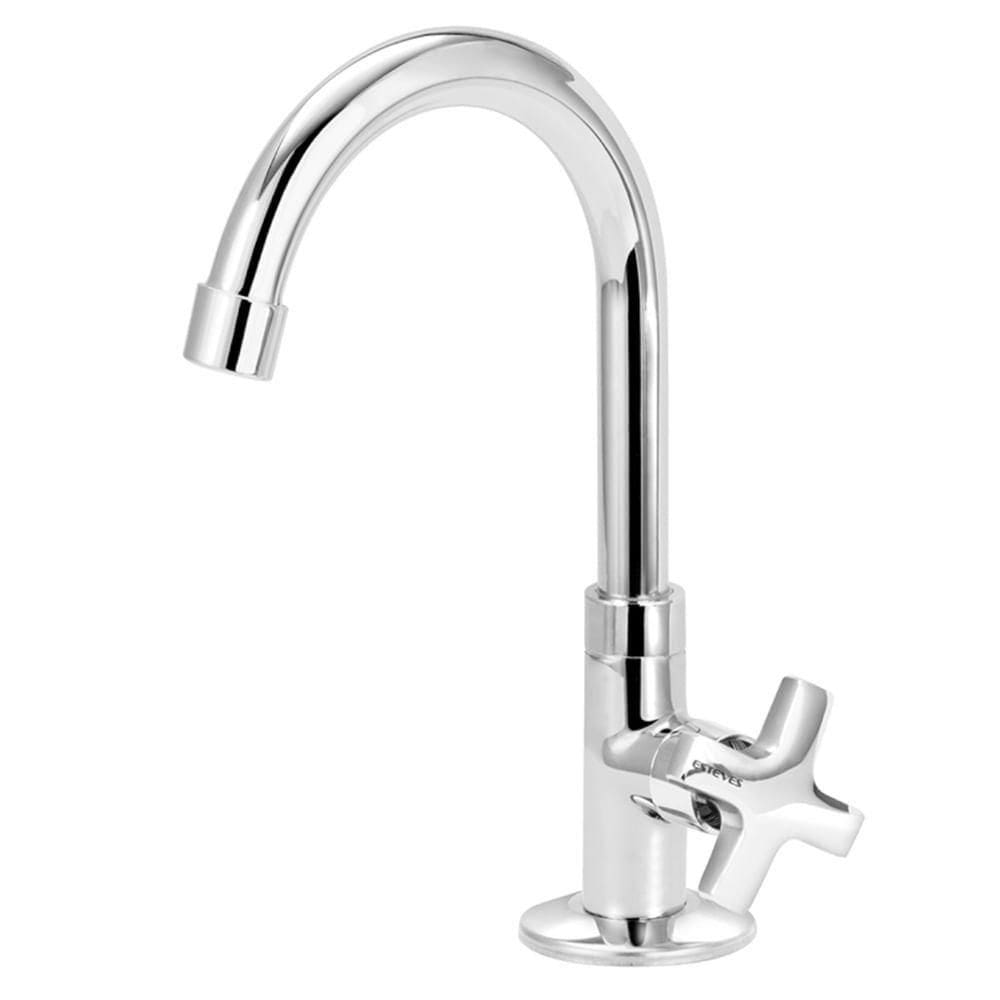 Torneira Para Lavatório Bica Alta De Mesa Alfa C34 Cromado - Vtl220cwb - Esteves