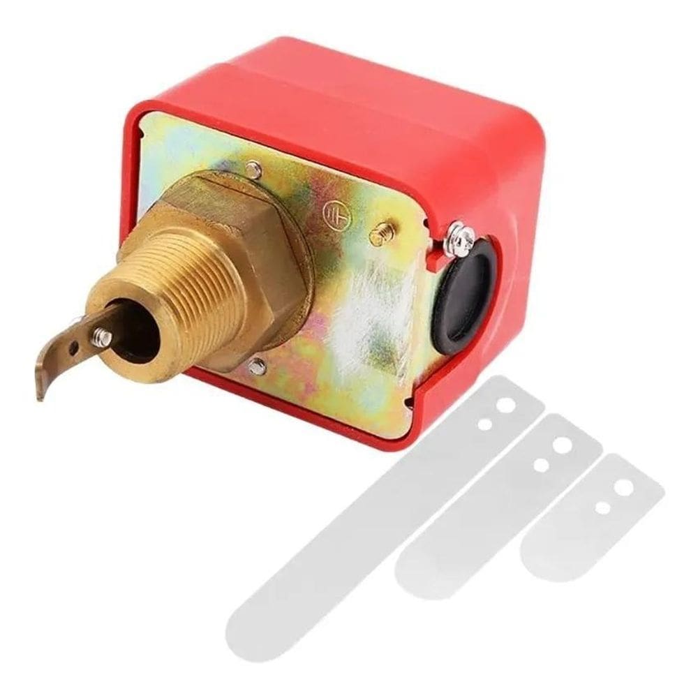 10X Chave De Fluxo Fluxostato Palheta Inox Água Rosca 1 Bsp