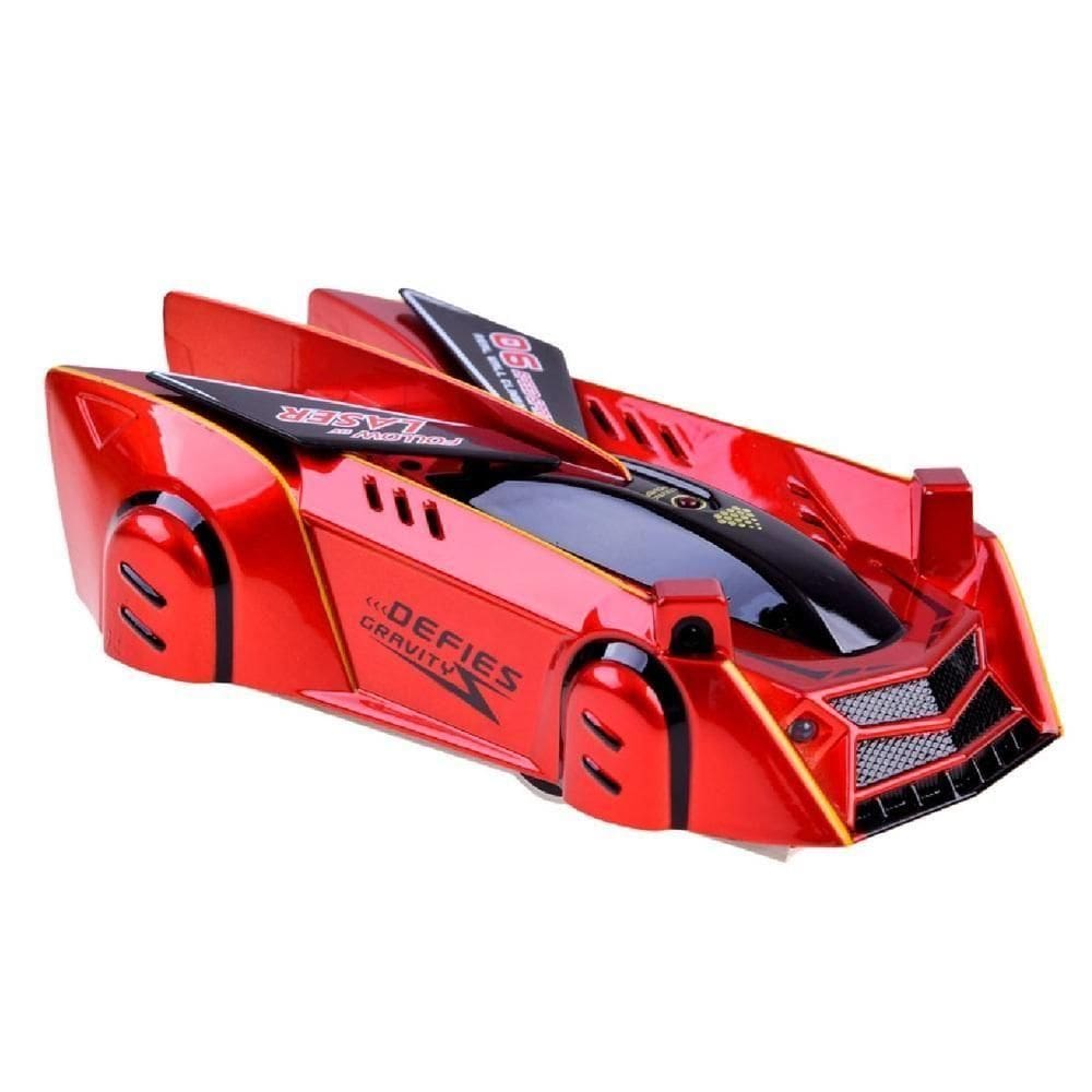 Carrinho De Controle Remoto Escalador – Sobe Paredes E Teto Com Sensor Laser Antigravidade