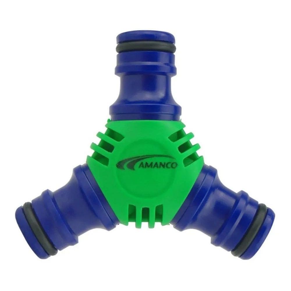 10X Conector Derivação Y Engate Rápido Amanco Cor Verde