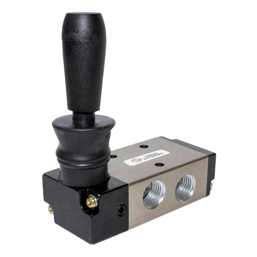 10X Válvula Pneumática 5/2 Vias Alavanca Mola 1/4 Bsp