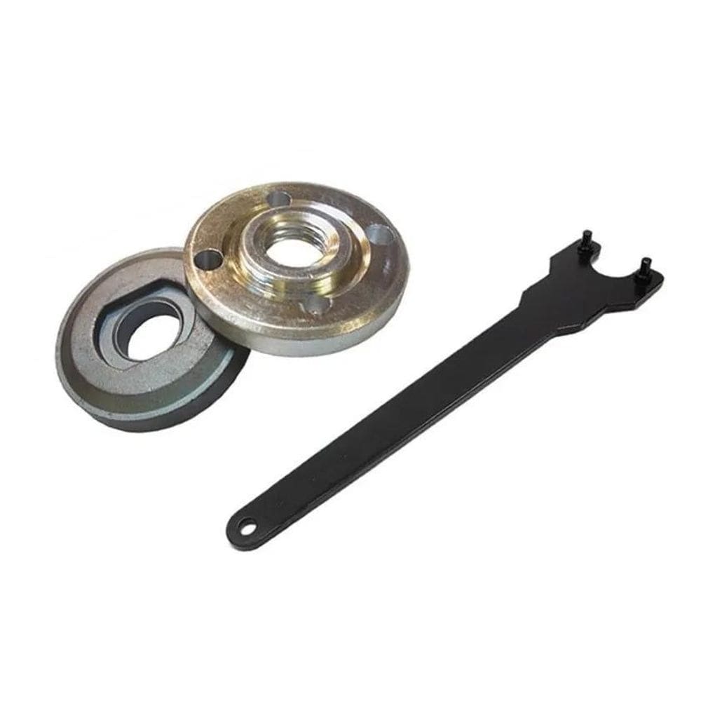 10X Porca Com Flange E Chave Para Esmerilhadeiras Diversas