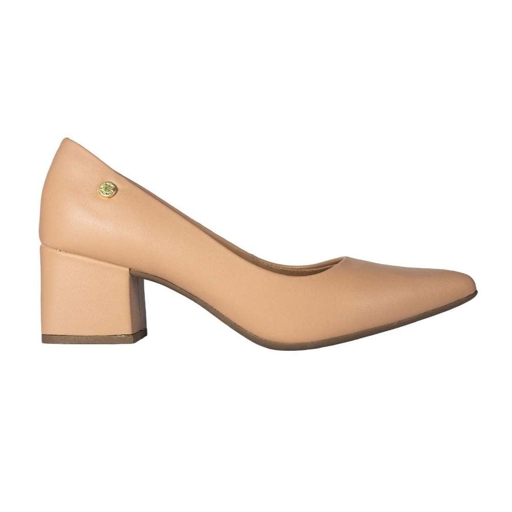 Sapato Via Uno Scarpin Salto Grosso
