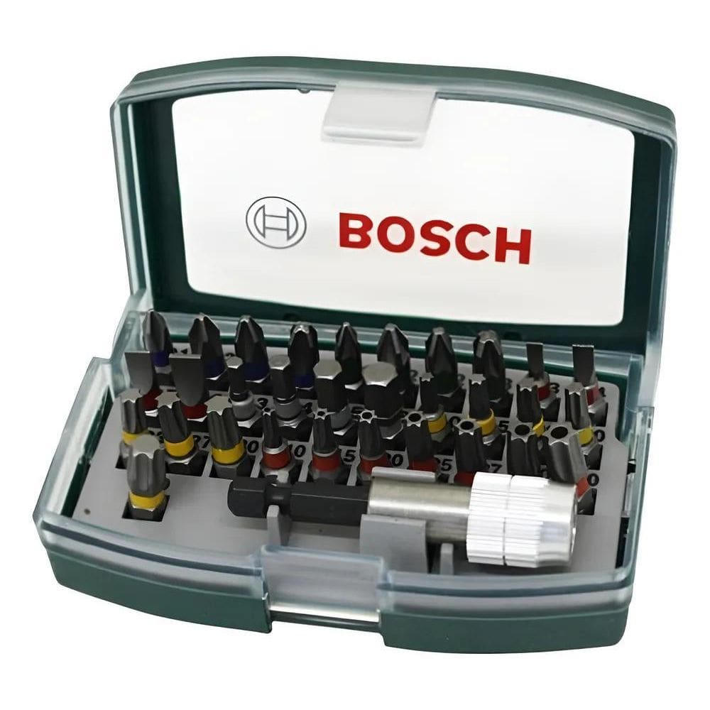 10X Jogo Kit Bits 32 Peças Bosch Profissional Fenda Philips