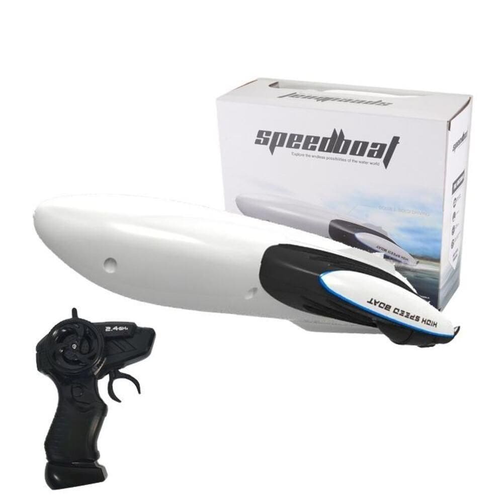 Barco Controle Remoto Lancha Speed Boat Brinquedo Água