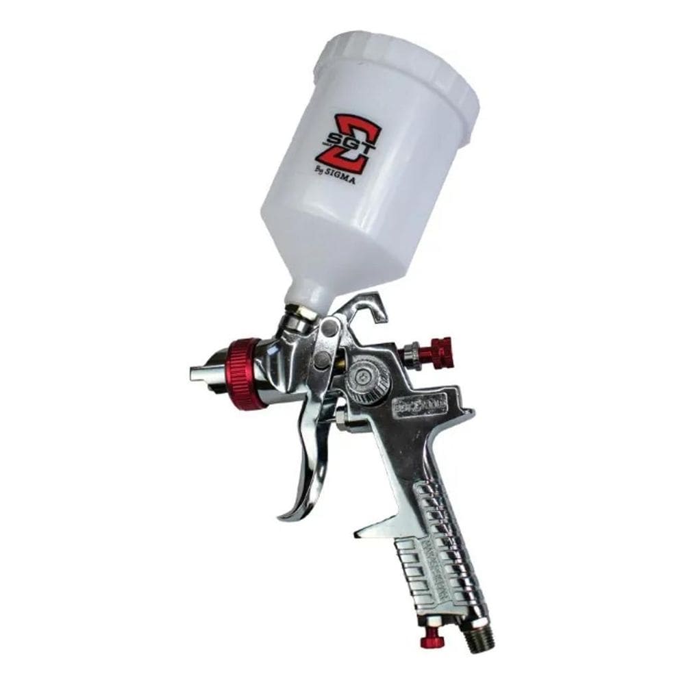 10X Pistola De Pintura Pneumática Bico 1.3 600Ml Sgt3011B