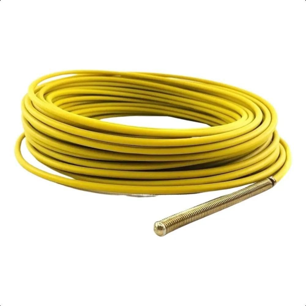 10X Guia Sonda Passa Fio Elétrico Vonder Pvc 15M Alma De Aç