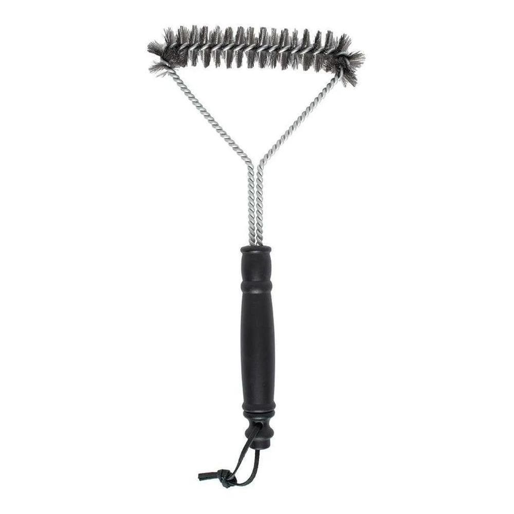10X Escova Limpa Grelha 3 Lados Com Cerdas De Aço Mimo Styl